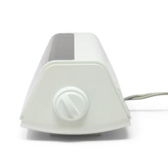 Vintage White Copal Model 228 Flip Alarm Clock