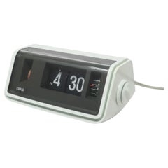 Used White Copal Model 228 Flip Alarm Clock