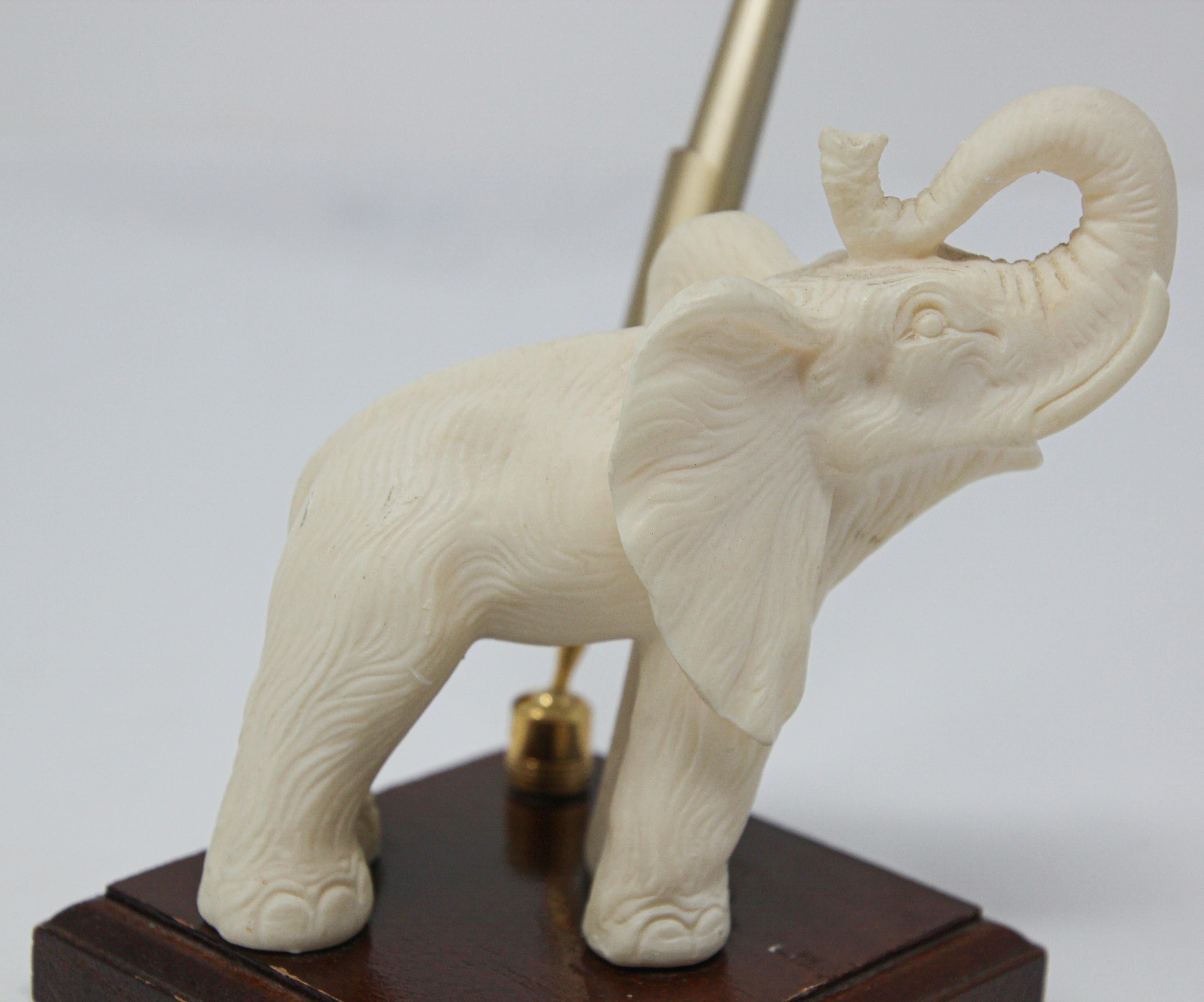 Vintage White Elephant Sculpture Pen Holder, Jaipur, Rajasthan India For Sale 3