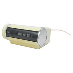 Vintage White Flip Clock by Sankyo