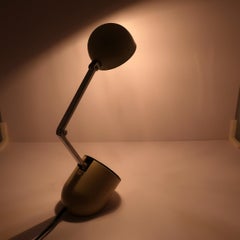 Vintage White Folding Pill Desk Lamp