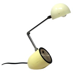 Vintage White Folding Pill Desk Lamp