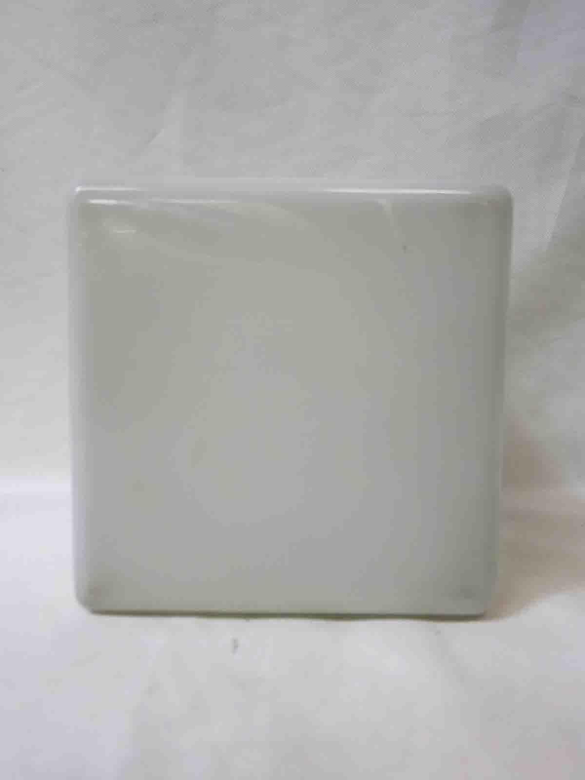 American Vintage White Glass Cube Ceiling Glass Globe Pendant