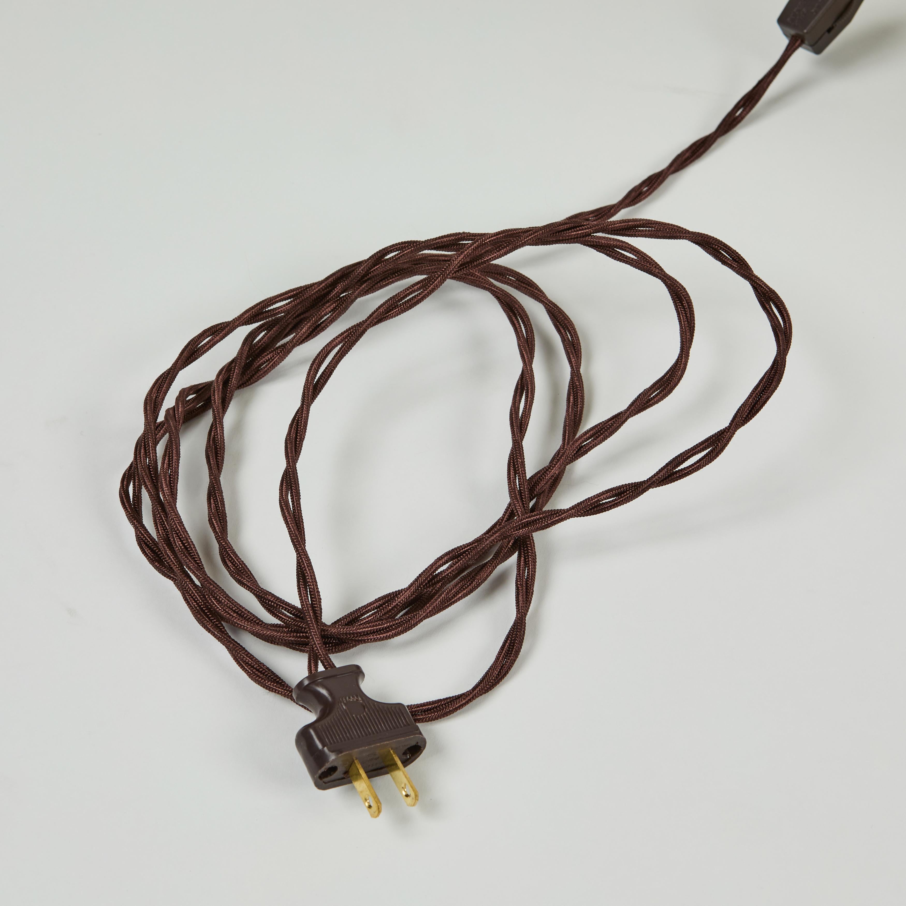 Vintage White Glass Cylinder Lamp with Gold Greek Figure For Sale 2