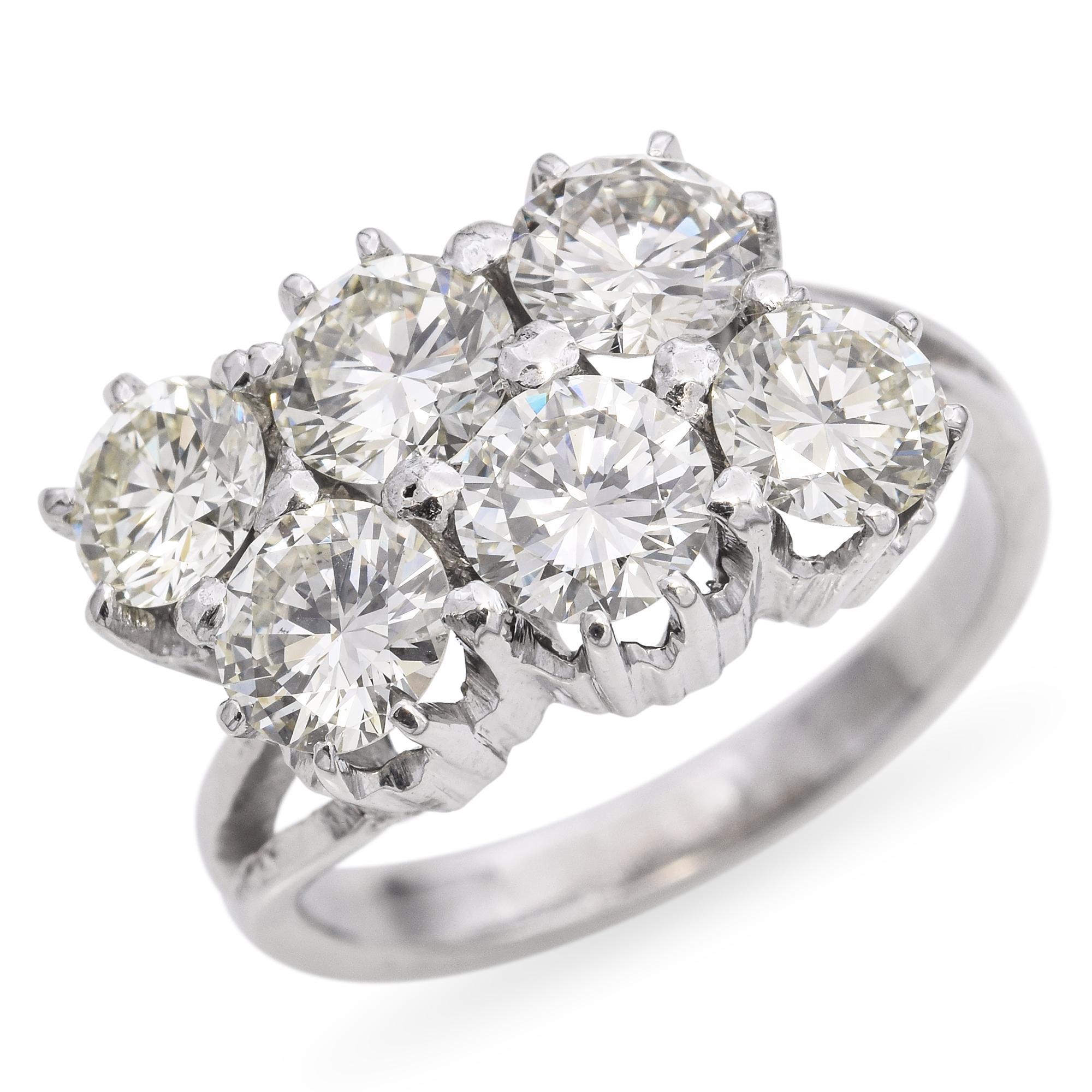 Elegant and Timeless Diamond Cluster Ring

Weight: 5.8 Grams
Stone: 2.9tcw Round Brilliant Diamonds
Stone Grade: I SI
Measurements: 24 x 20 x 10 mm
Ring Size: 5
Metal: 10K Gold

Item #: BR-1554-032625-20