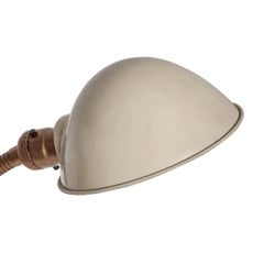 Vintage White Industrial Gooseneck Desk lamp