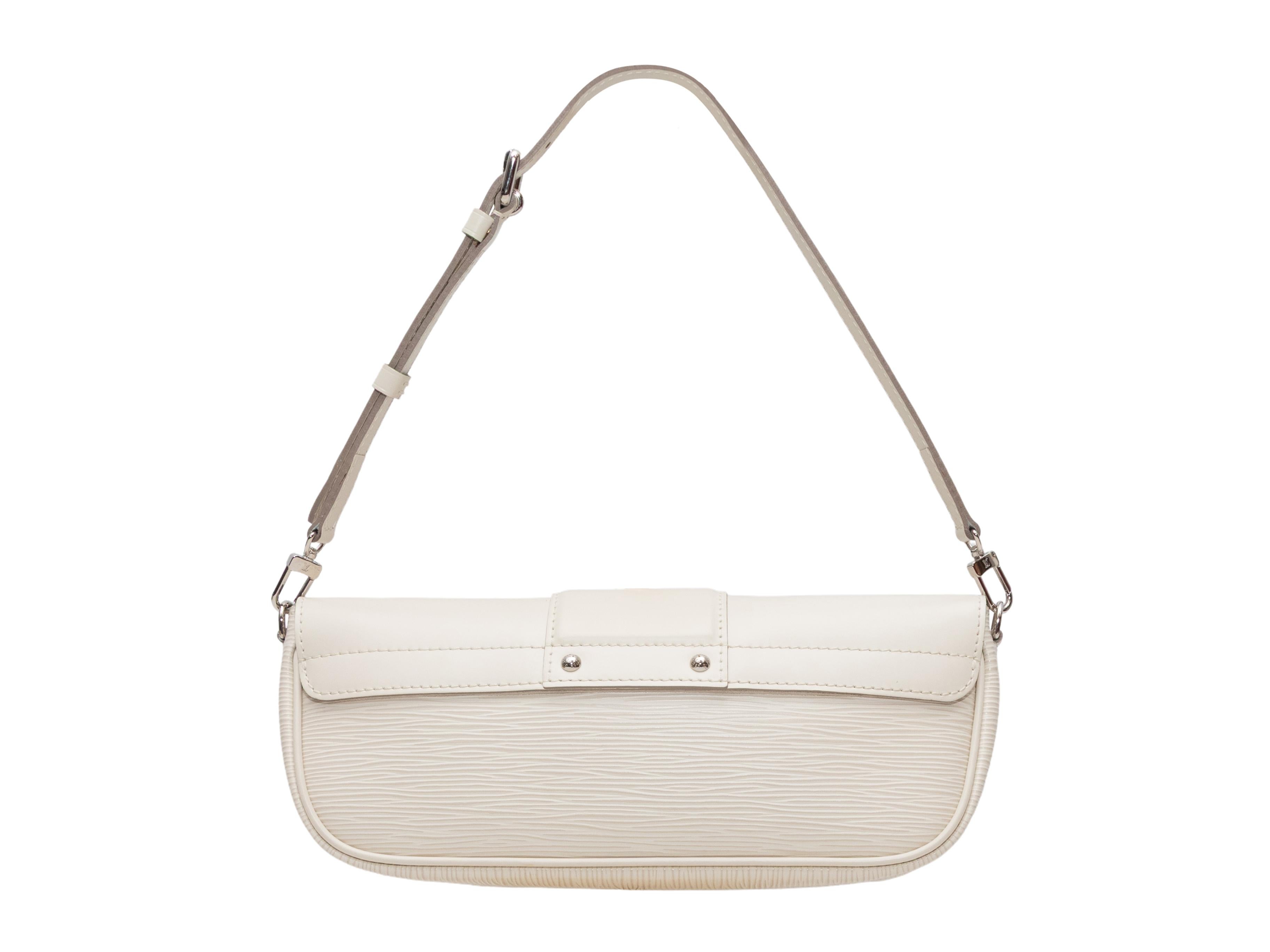 Vintage White Louis Vuitton Montaigne Umhängetasche (Weiß) im Angebot