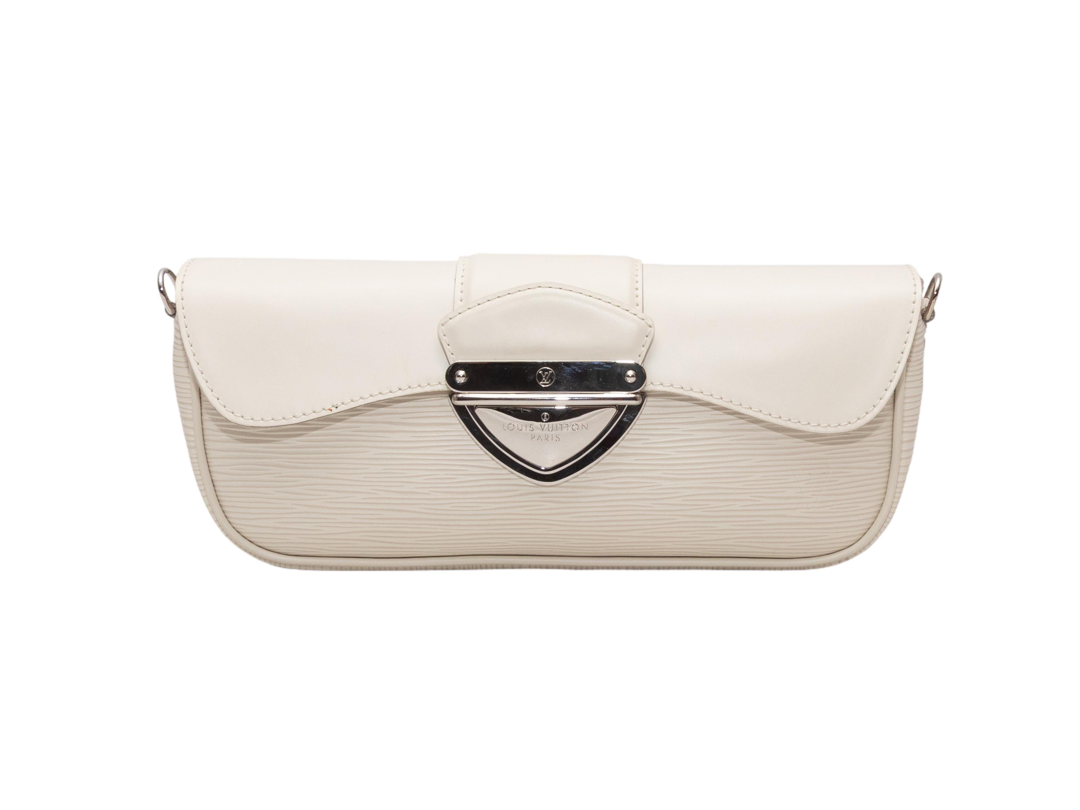 Vintage White Louis Vuitton Montaigne Umhängetasche Damen im Angebot