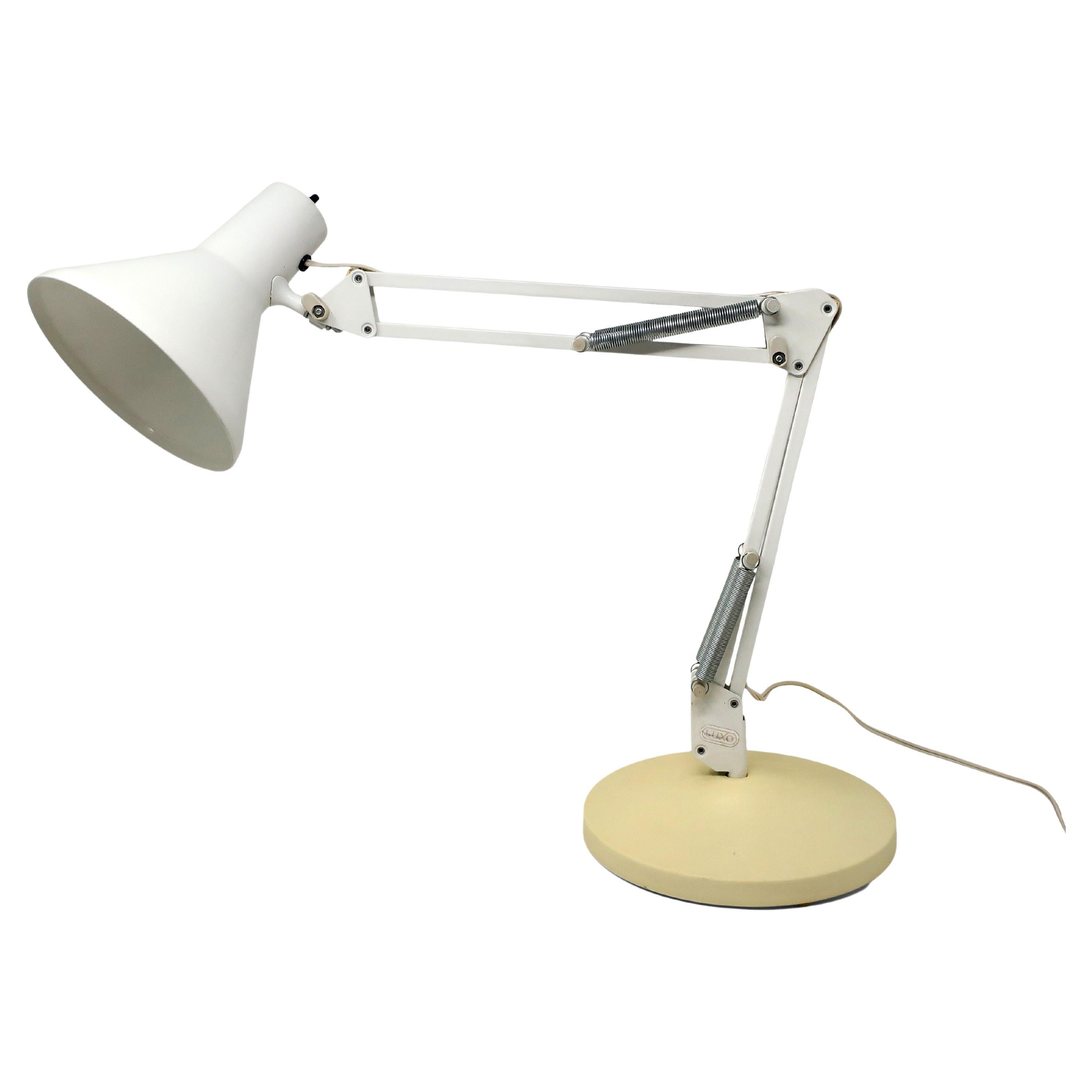 White Articulating Desk Lamp For Sale at 1stDibs | vintage luxo lamp, white vintage lamp, white desk lamp