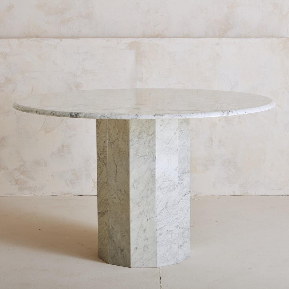 marble dining table pedestal base