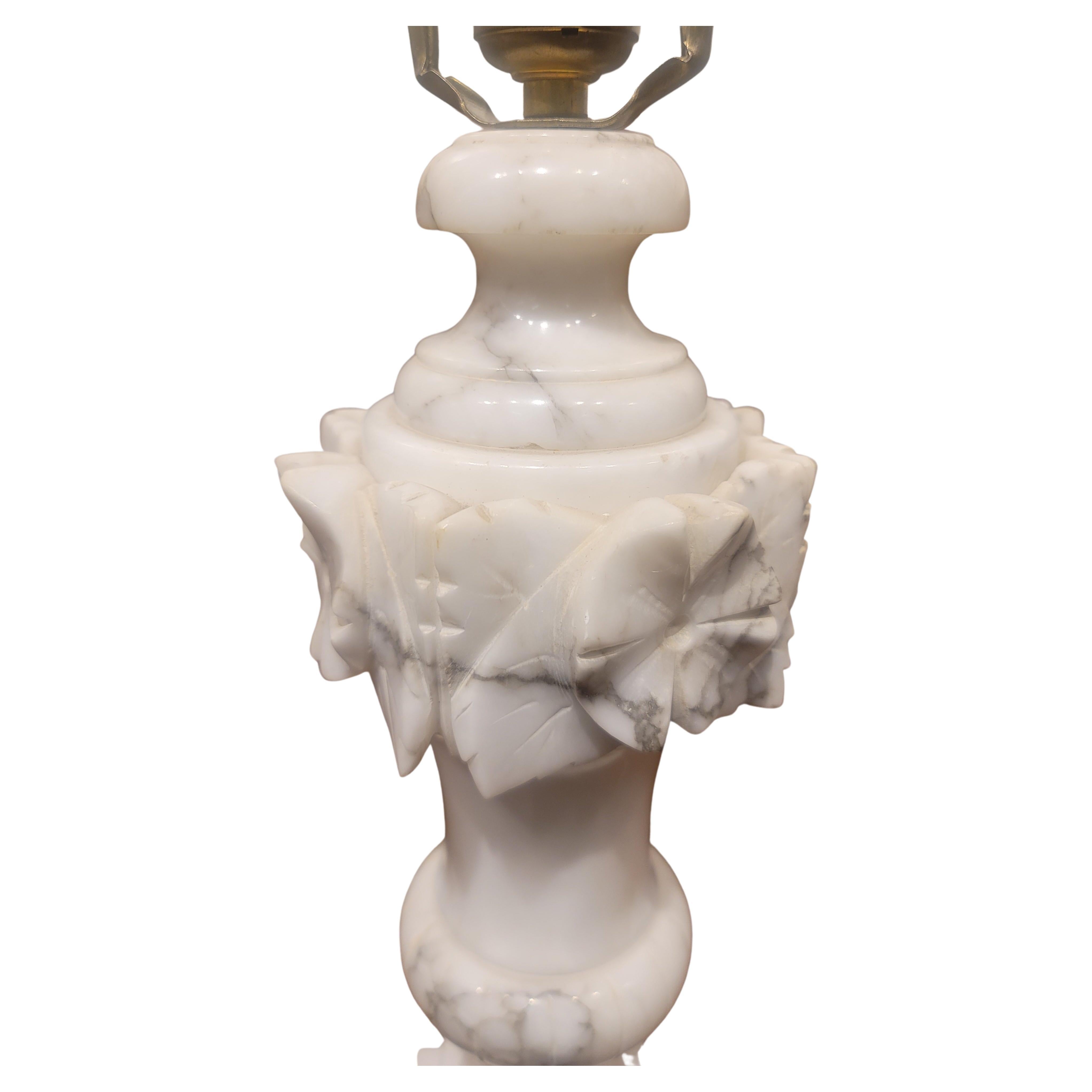 vintage marble lamps for sale