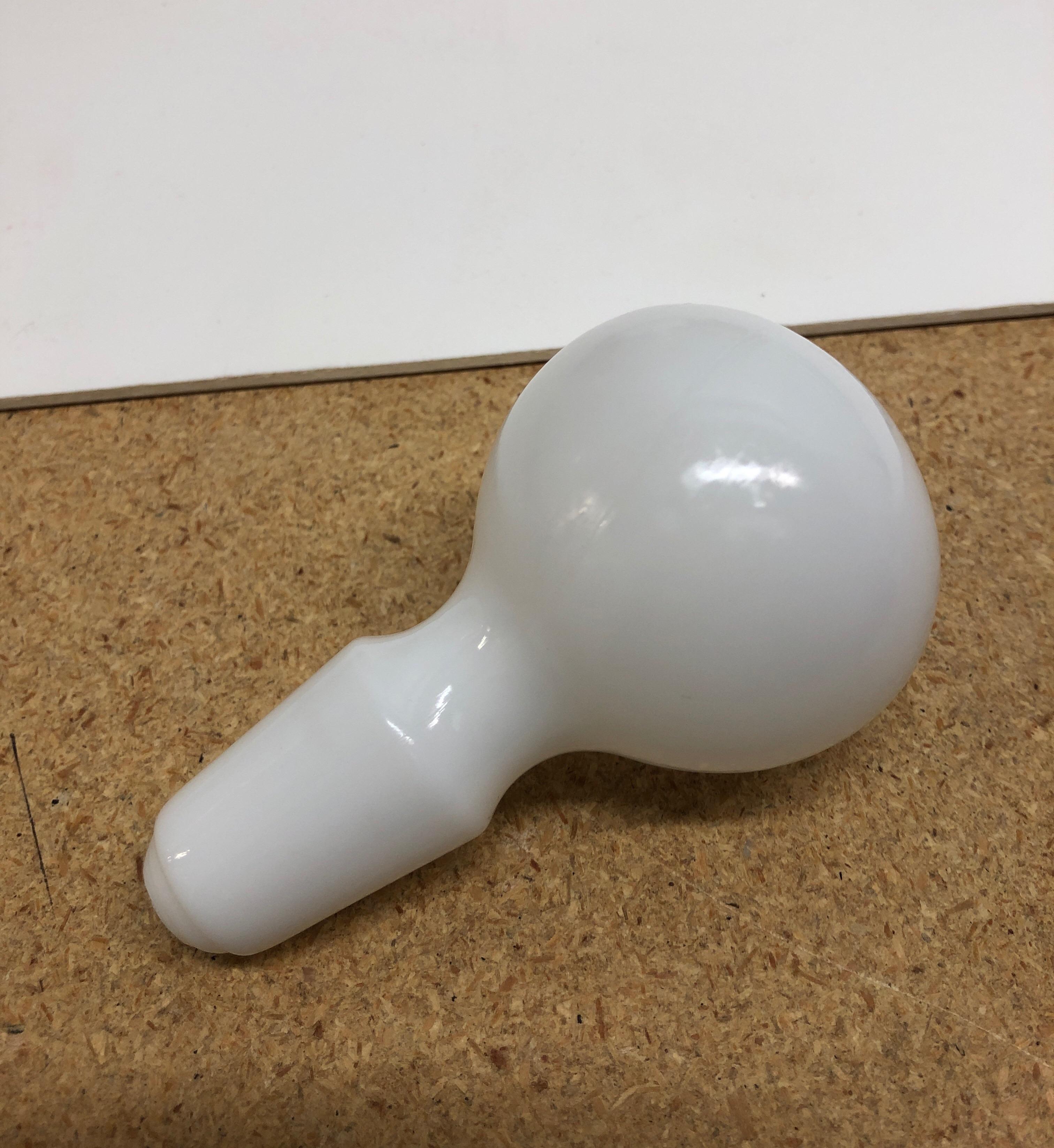 vintage milk glass decanter