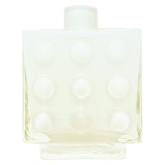 Vintage White Opaque Murano Glass Vase