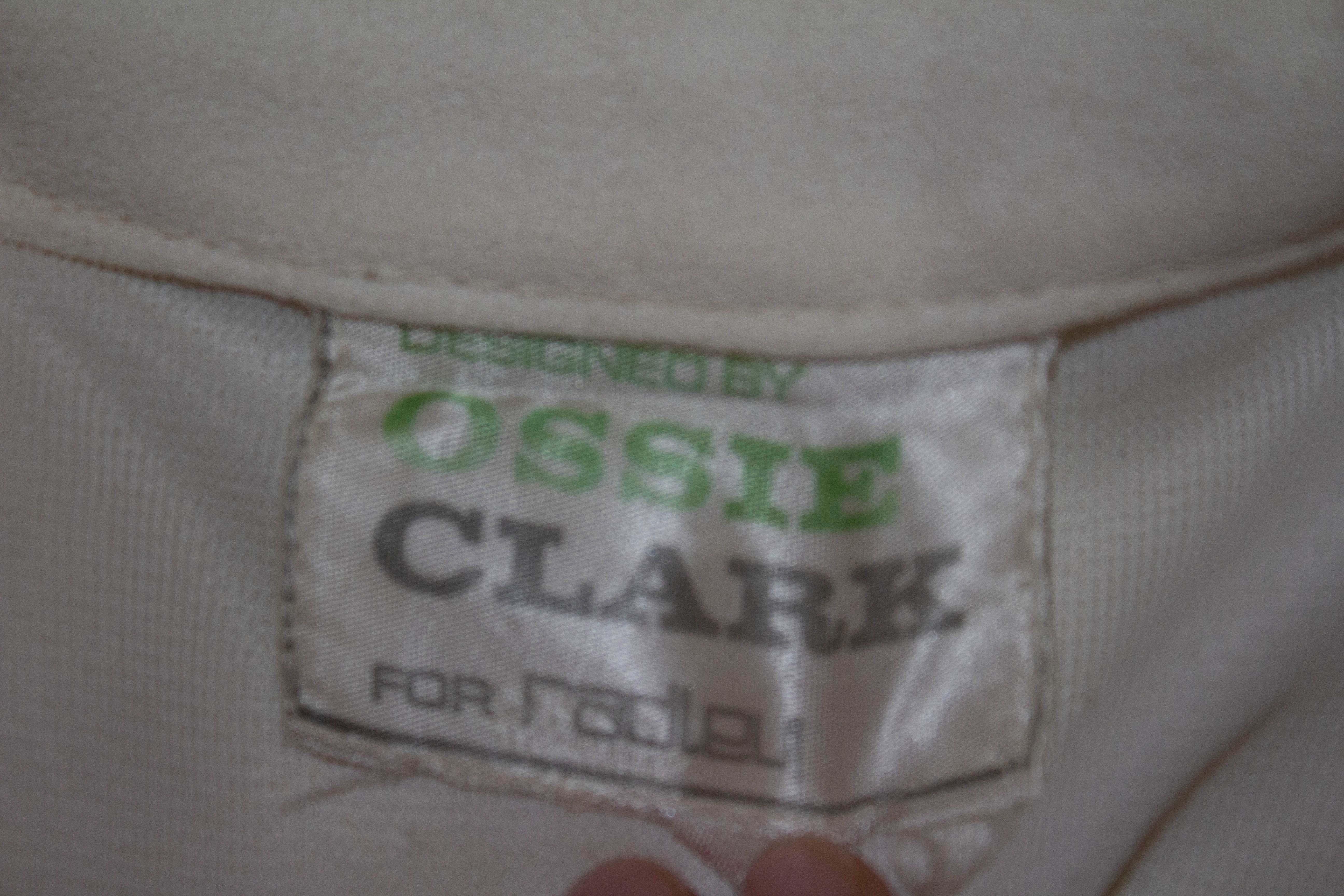 Vintage White Ossie Clark  Moss Crepe Jacket 2
