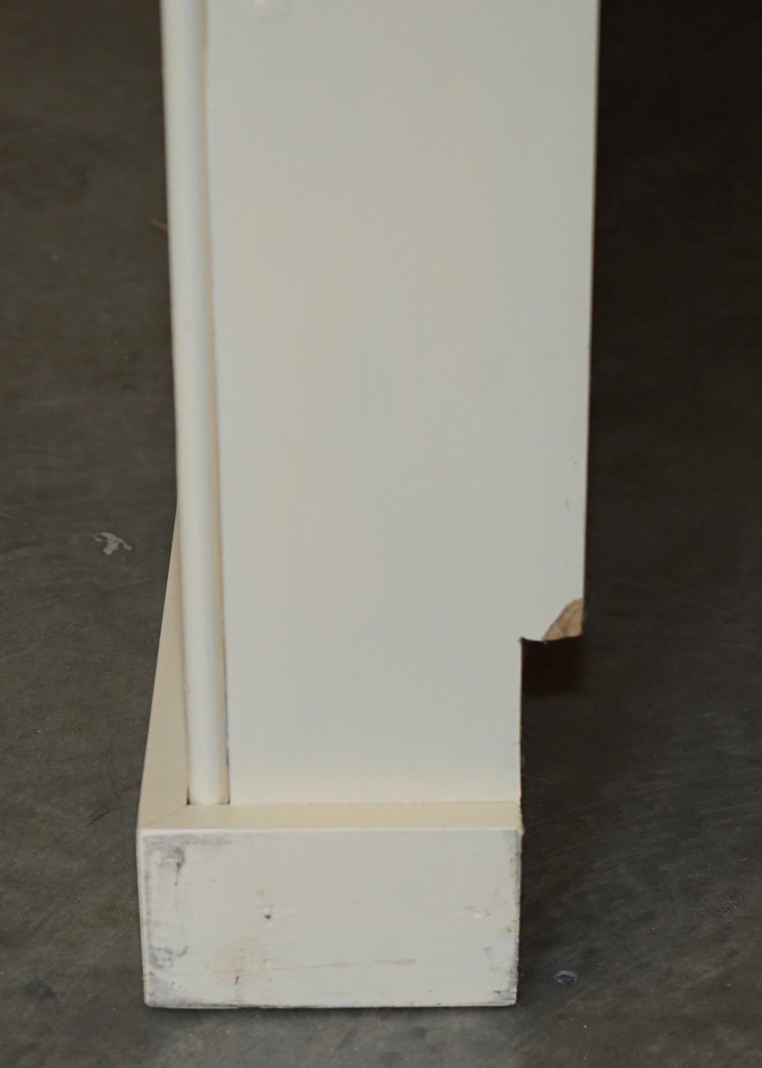 VINTAGE WHiTE LACKIERTE KÜHLERABDECKUNG DOPPELGRÖSSE BEREIT ZUM EINSATZ im Angebot 1