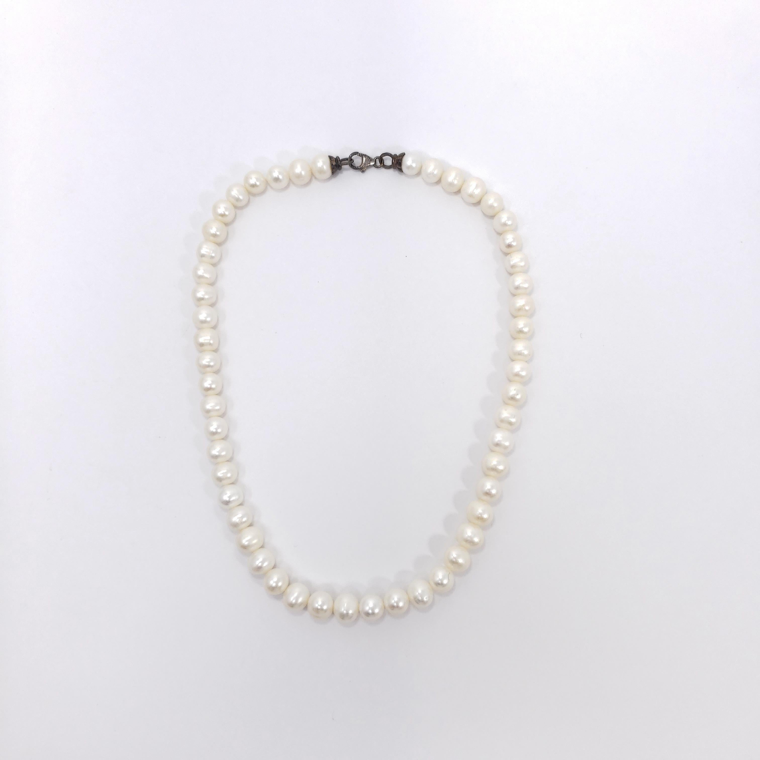 vintage pearl necklace clasp identification