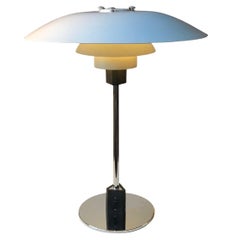 Vintage White PH 4/3 Table Lamp by Poul Henningsen, Louis Poulsen, 1970s