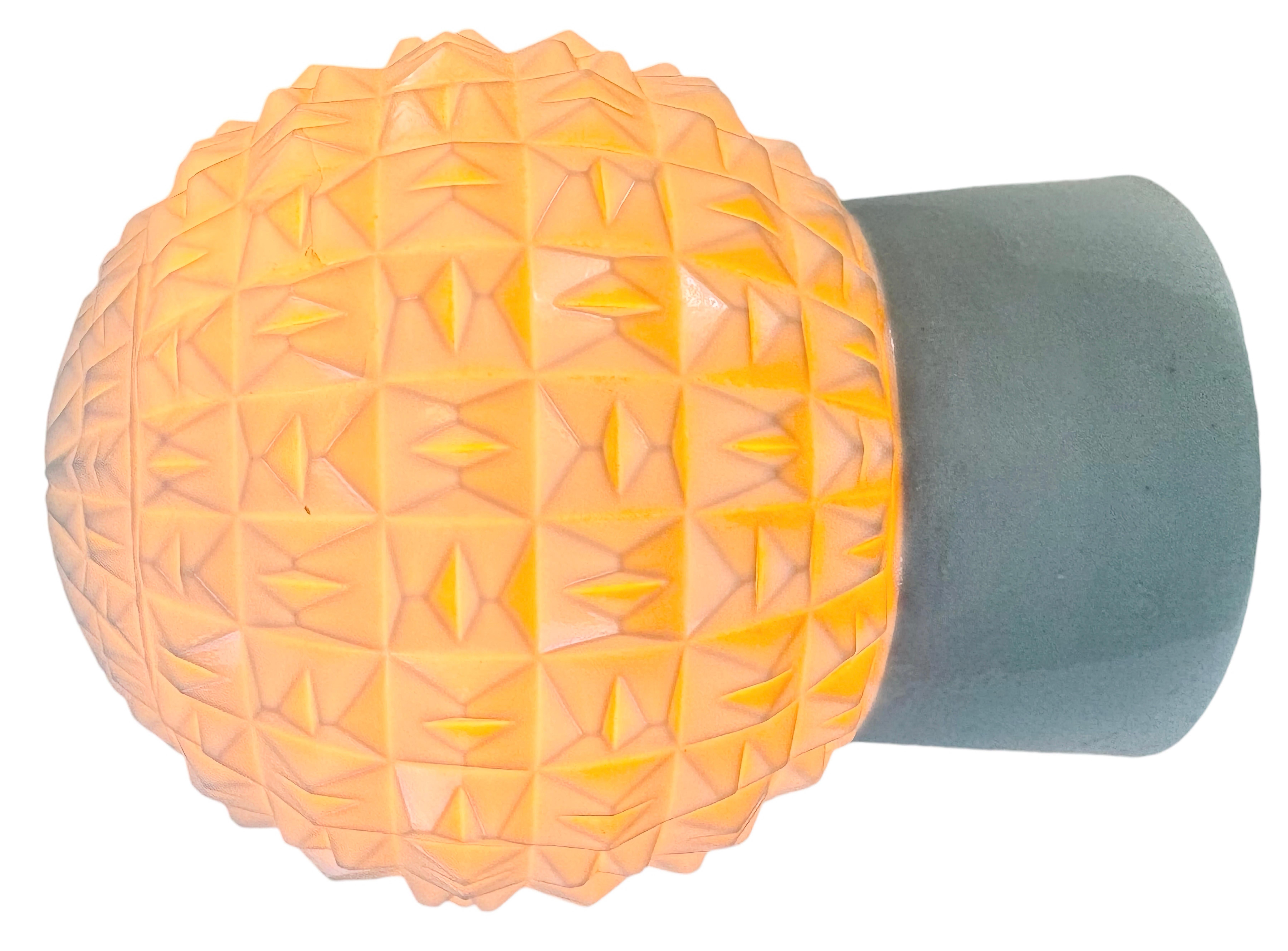 Vintage White Porcelain Ceiling Light, 1970s For Sale 5