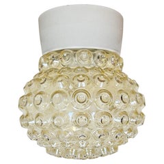 Vintage White Porcelain Ceiling Light, 1970s