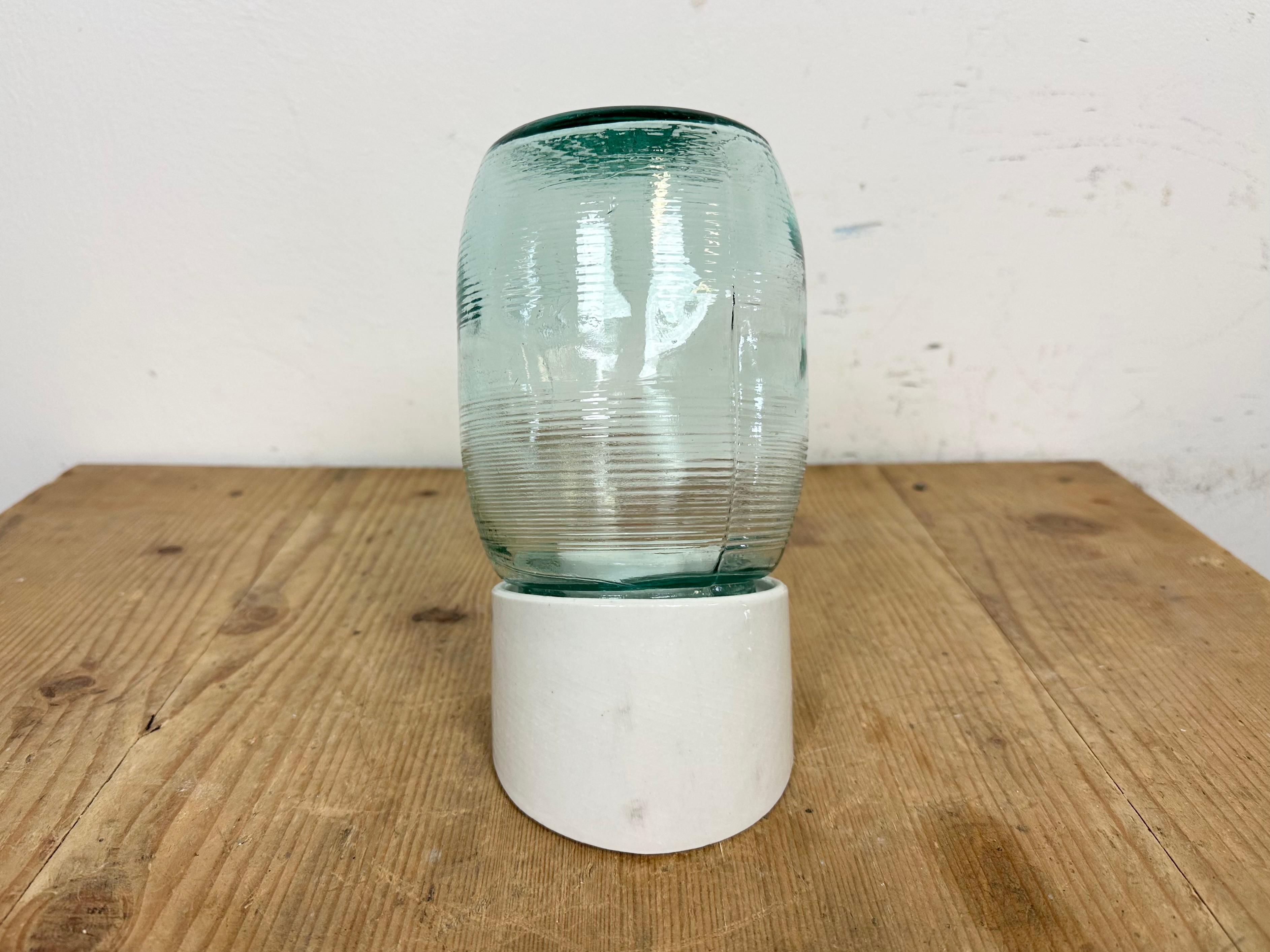 Aplique vintage de porcelana blanca, años 70 Polaco en venta