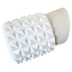 Vintage White Porcelain Wall Light, 1970s