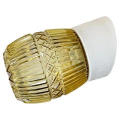 Vintage White Porcelain Wall Light, 1970s