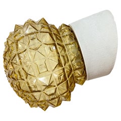 Vintage White Porcelain Wall Light, 1970s