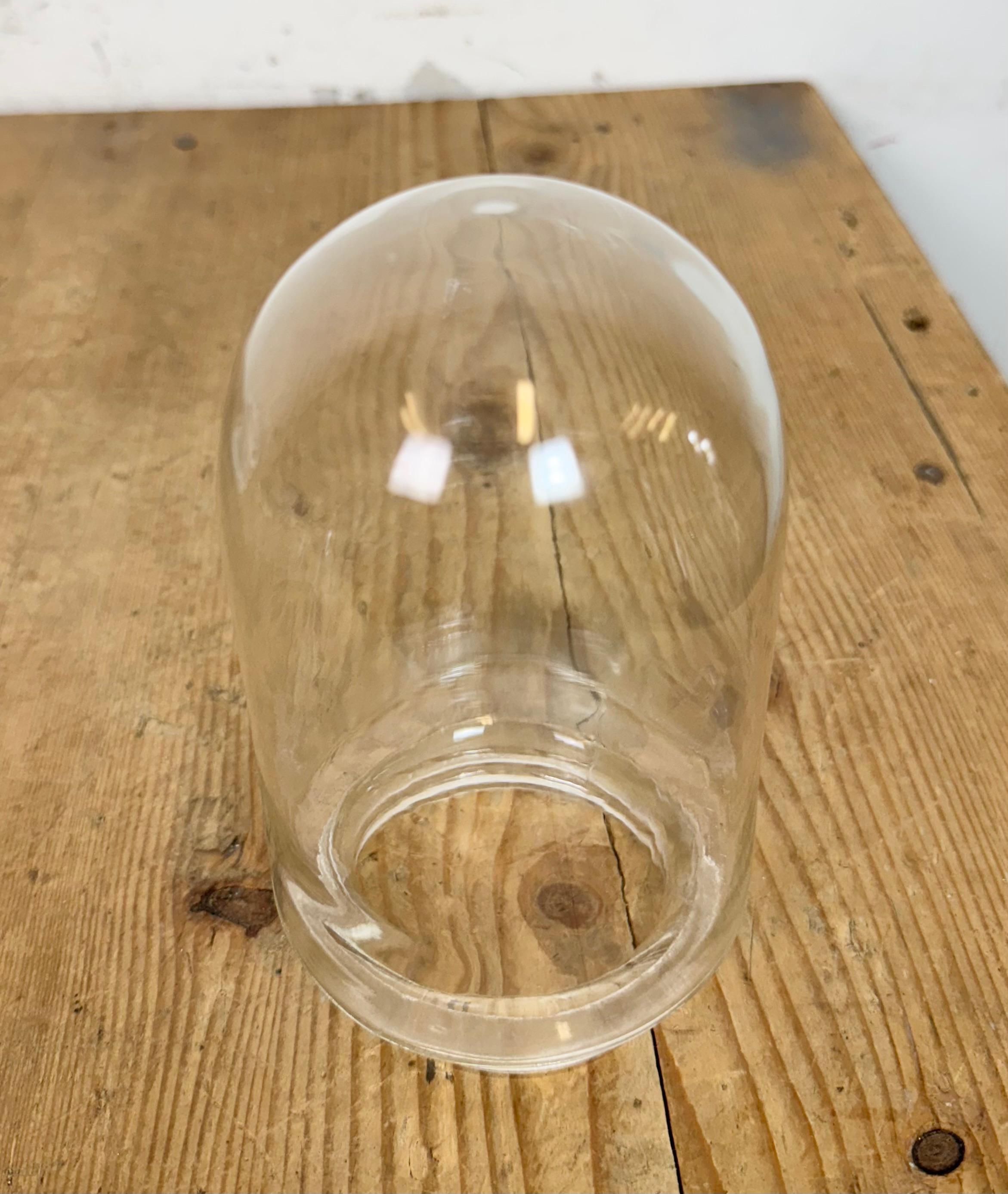 Aplique Vintage de Porcelana Blanca con Cristal Transparente, Años 60 en venta 4