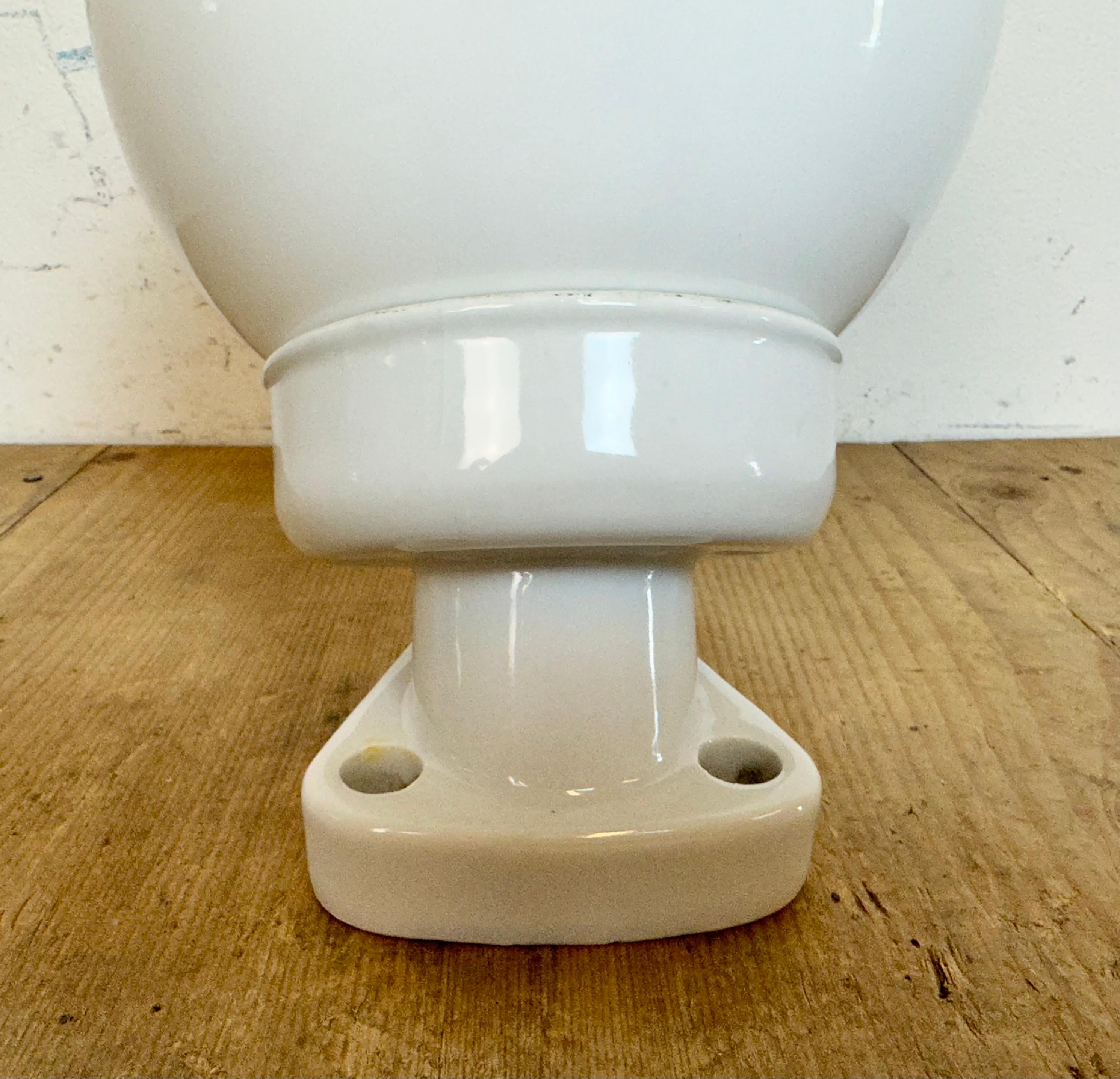 Vintage White Porcelain Wall Light with Milk Glass, 1960s In Good Condition For Sale In Kojetice, CZ