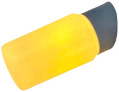 Vintage White Porcelain Wall Light with Milk Glass, 1970s