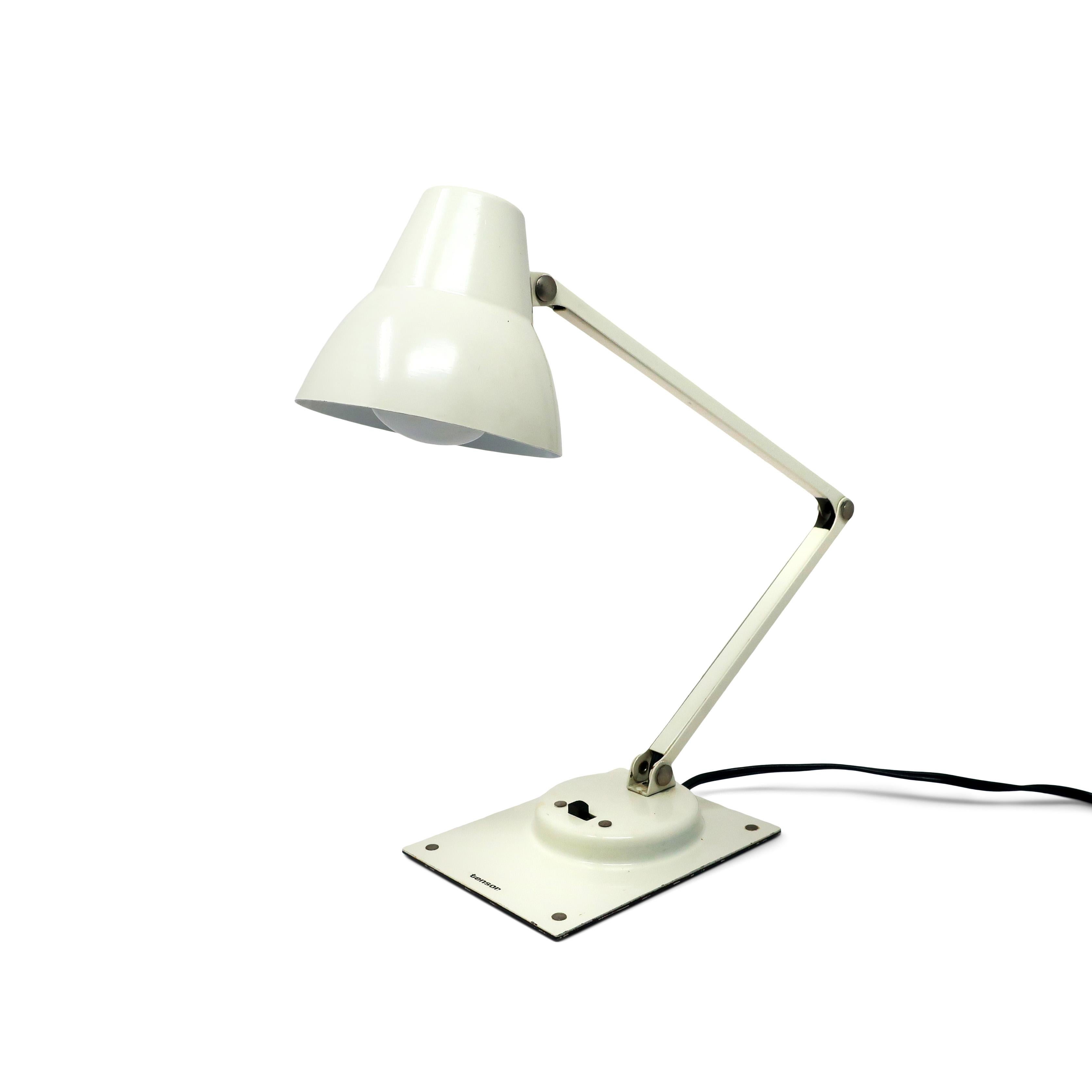 vintage white desk lamp