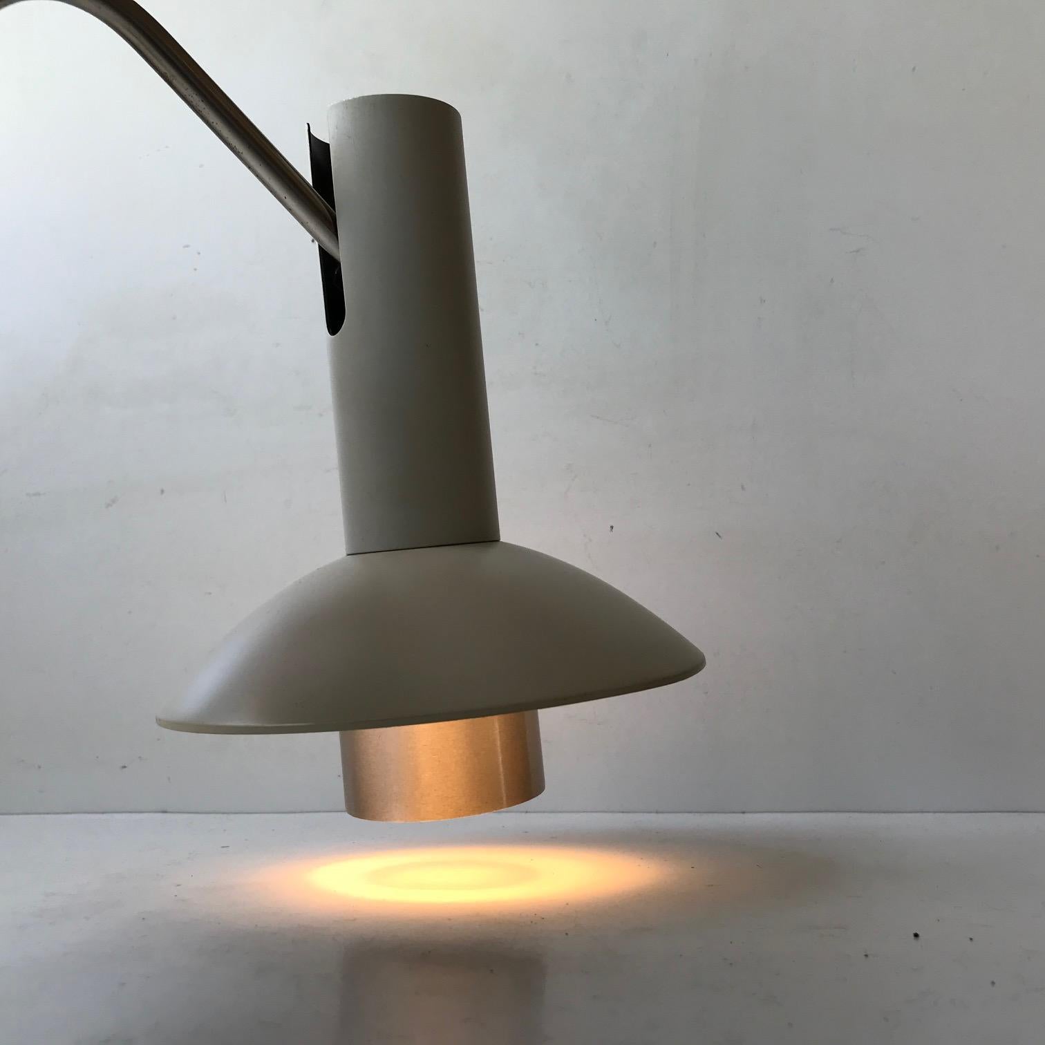 Late 20th Century Vintage White Wall Lamp from Louis Poulsen, 1970s