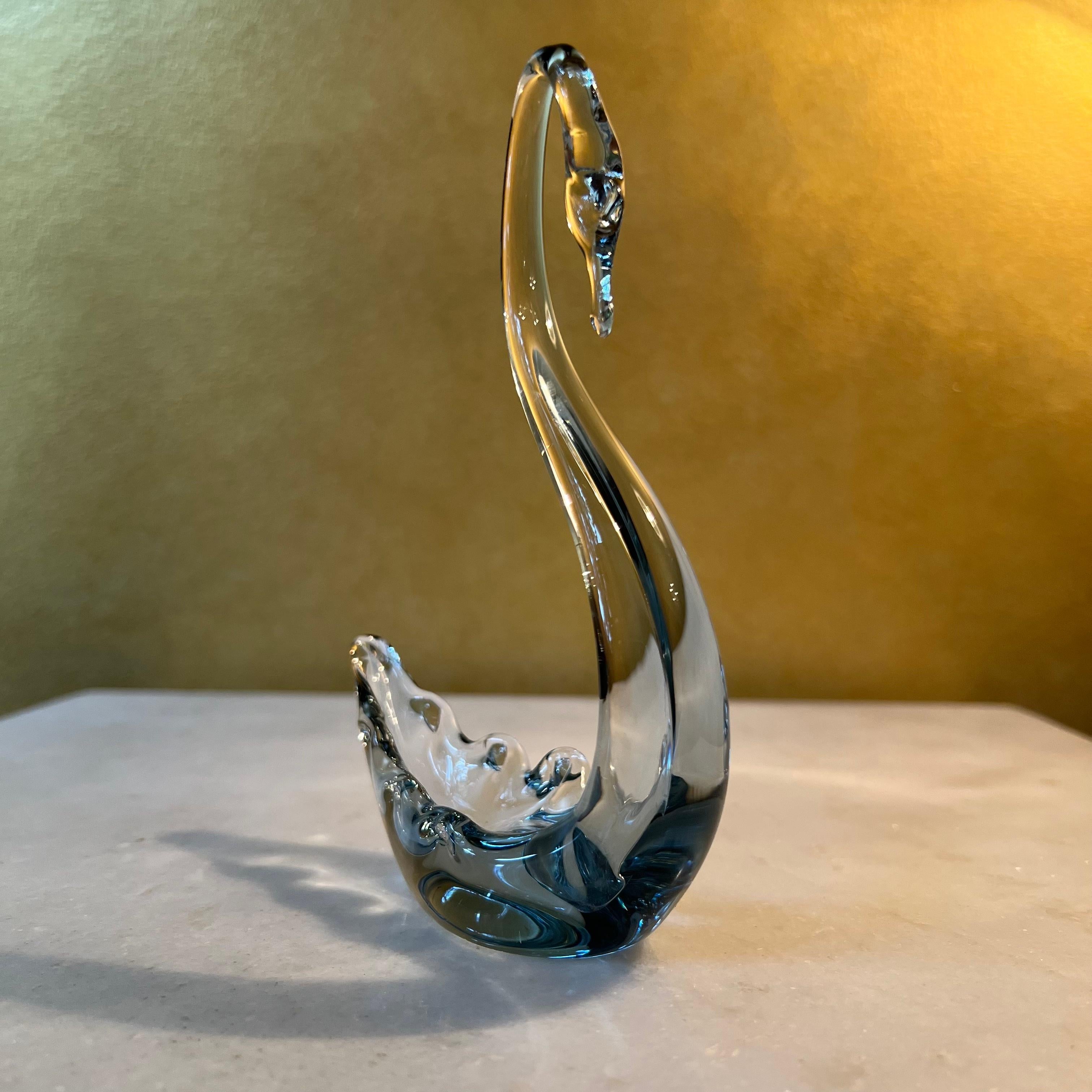 whitefriars glass swan