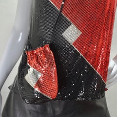 Vintage Whiting and Davis Chainmail Crossbody Handbag