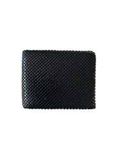 Vintage Whiting & Davis Black Metal Mesh Wallet (c. 1950s–1960s)