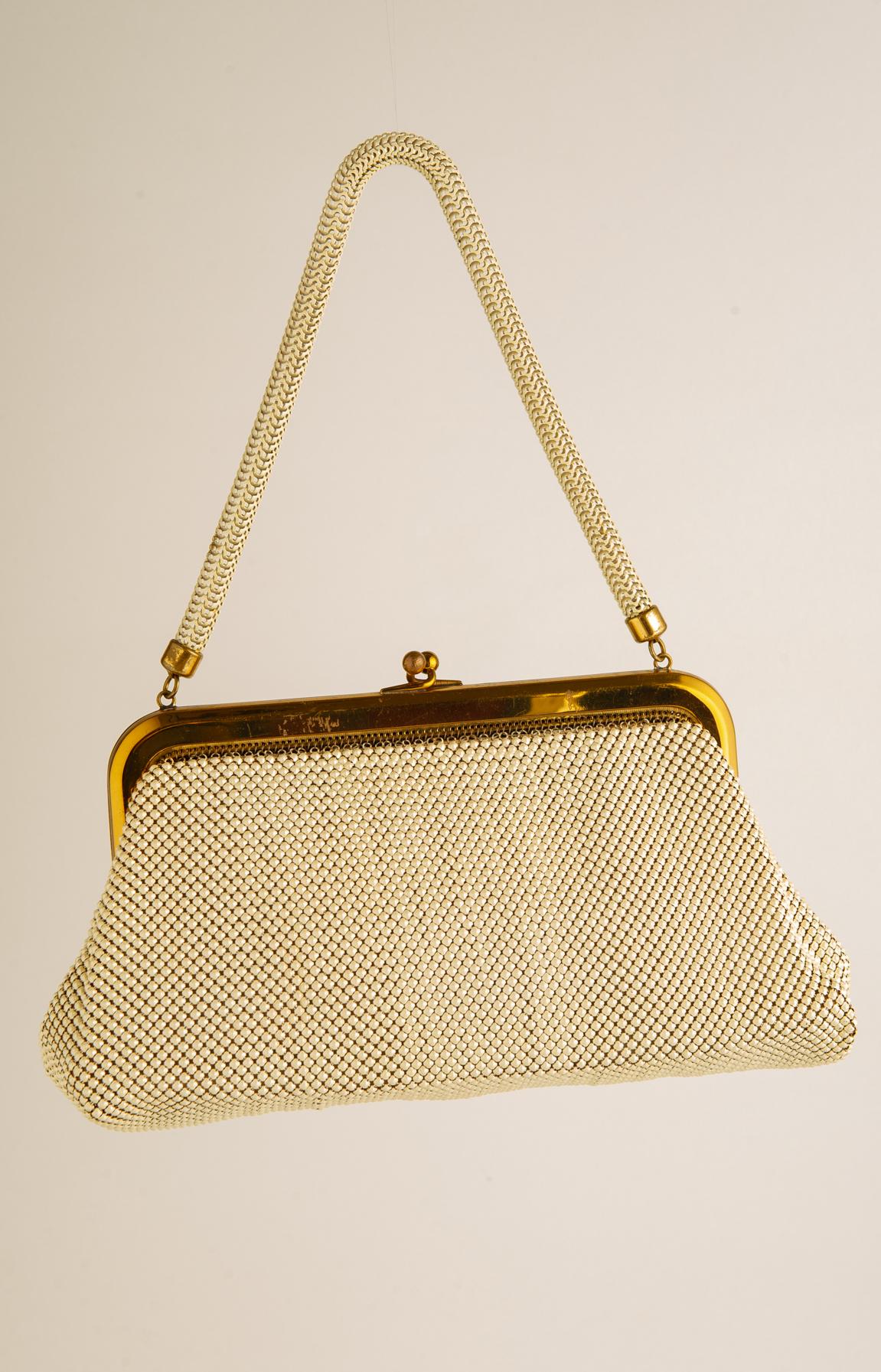 American Classical  Vintage Whiting & Davis Evening Bag For Sale