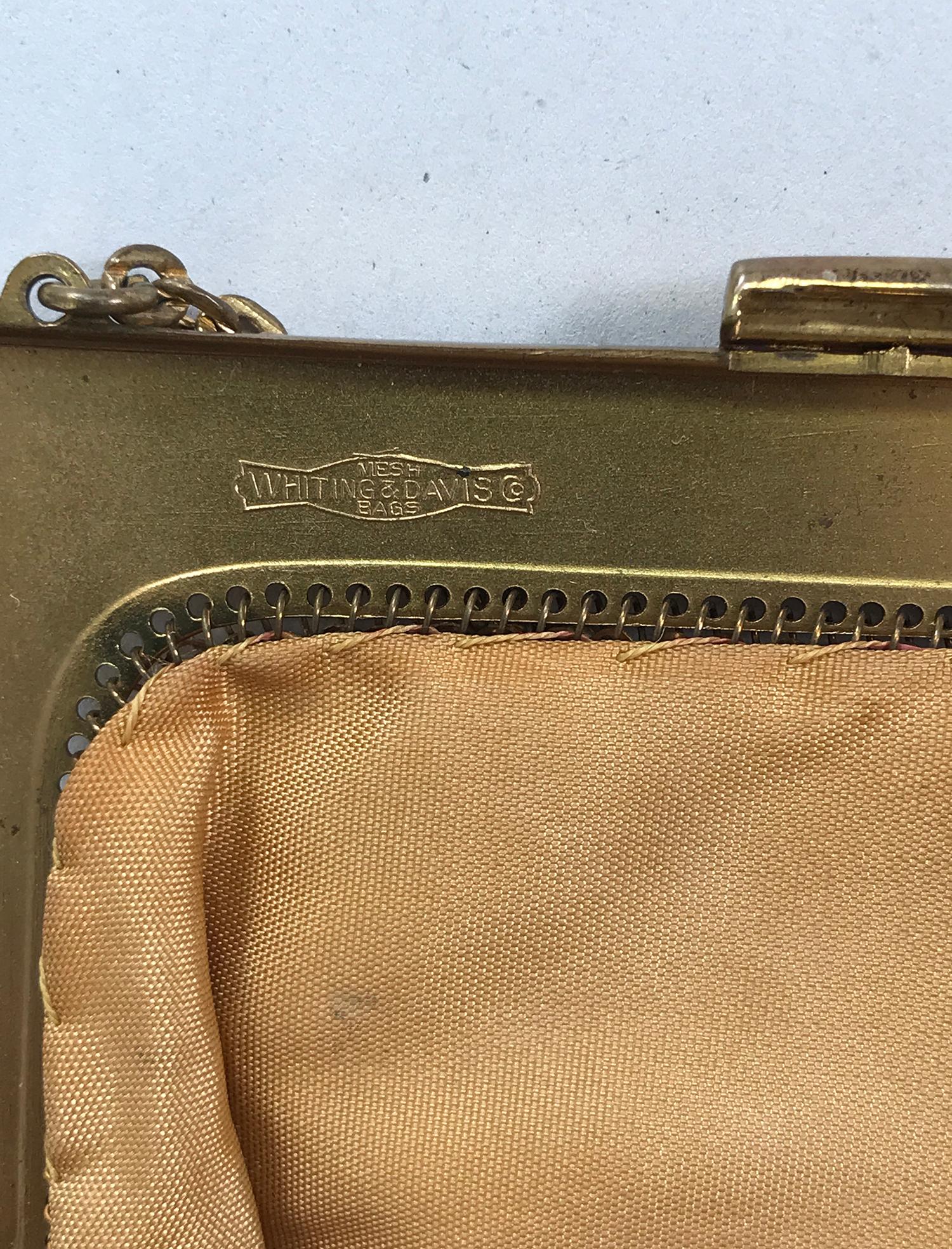vintage gold evening bag