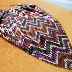 Vintage Whiting & Davis Scarf Necklace, 1970s
