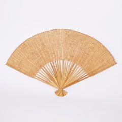 Vintage Wicker and Rattan Hand Fans