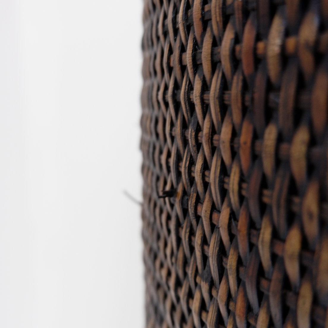 Colonne à piédestal vintage en osier et bambou Colonne à pilier en vente 7