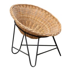Vintage Wicker Basket Chair