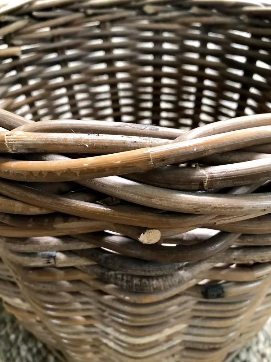 Unknown Vintage Wicker Basket  For Sale
