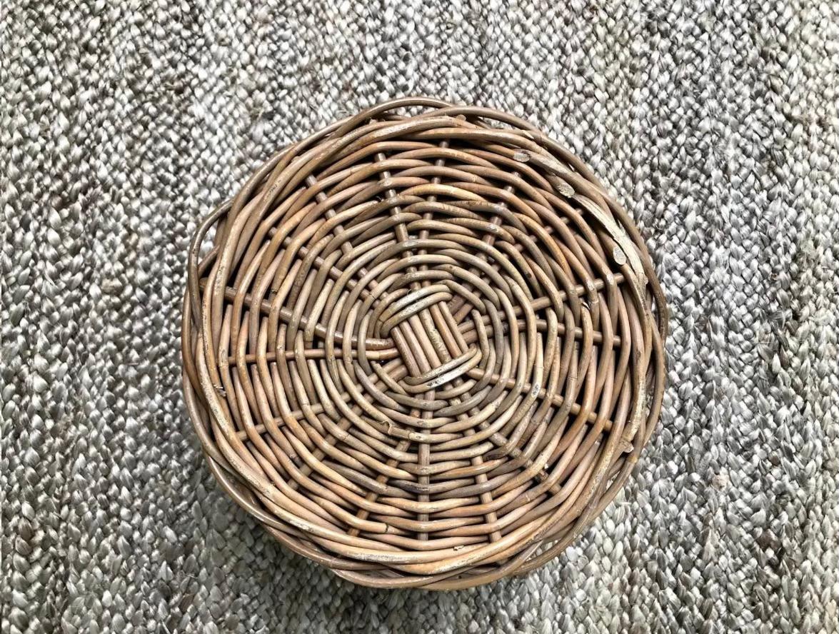 Mid-20th Century Vintage Wicker Basket  For Sale