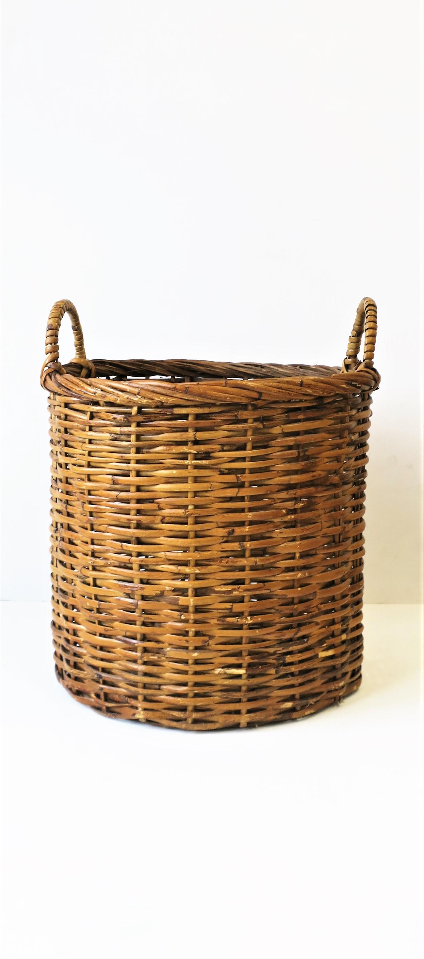 antique wicker basket