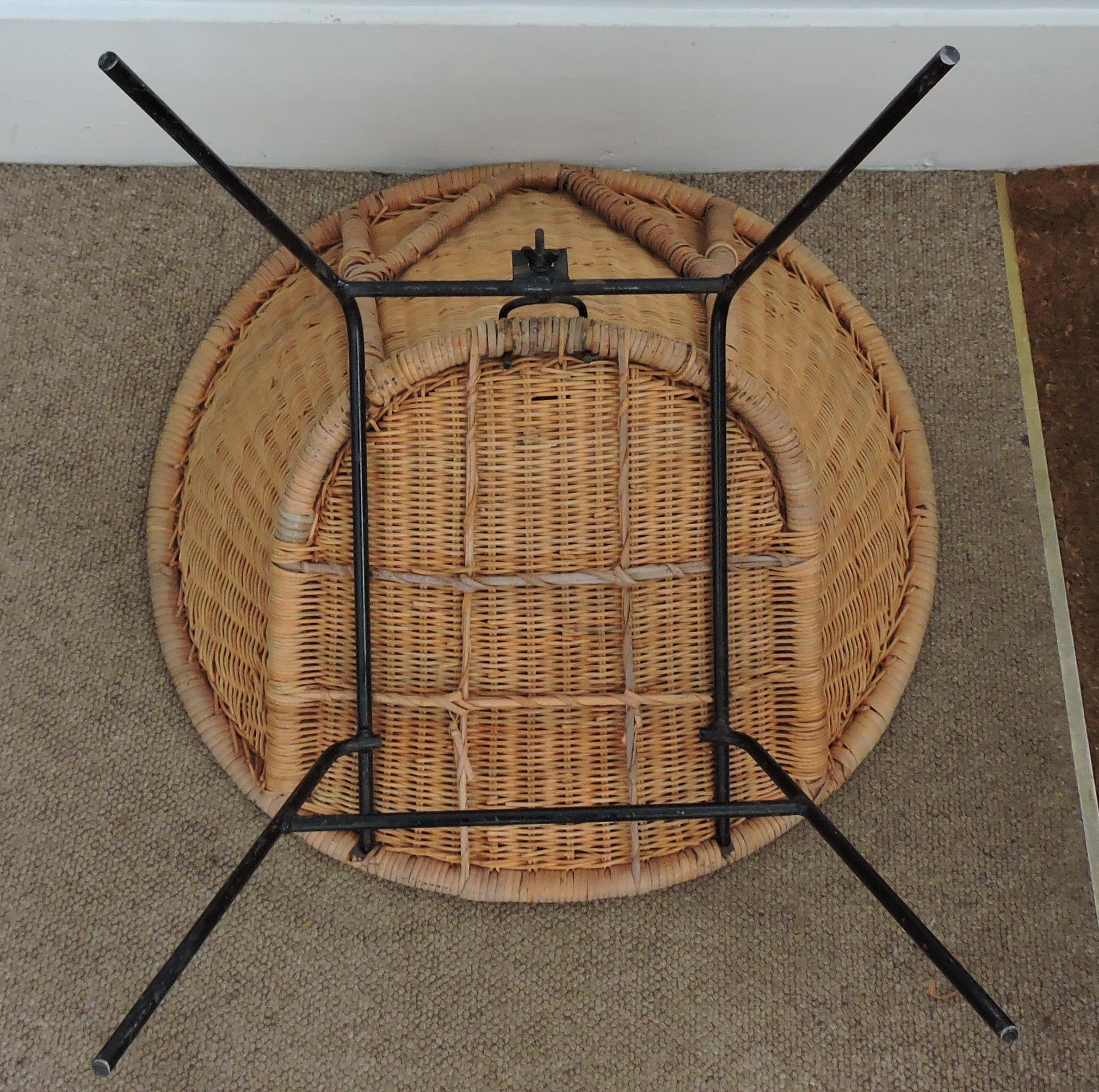 Vintage Wicker Chair, 1970s 4