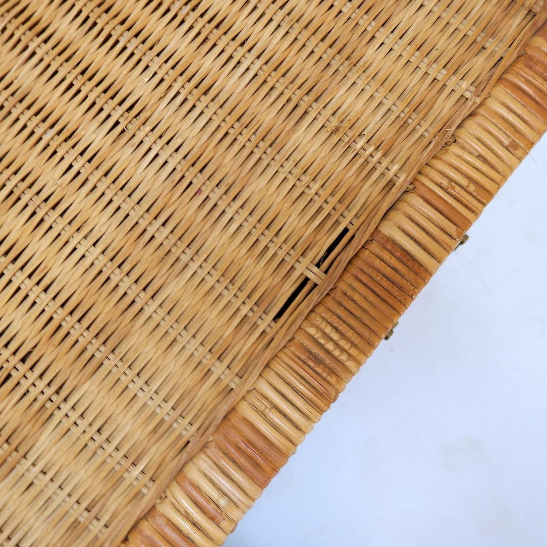 Cómoda vintage de mimbre - Años 60 en venta 8