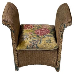 Vintage Wicker Child Armchair