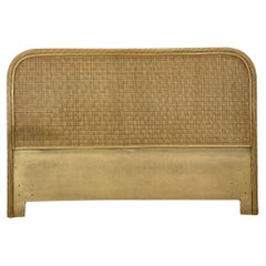 Tête de lit vintage en osier d'Henry Link pour Lexington - pleine/ancienne