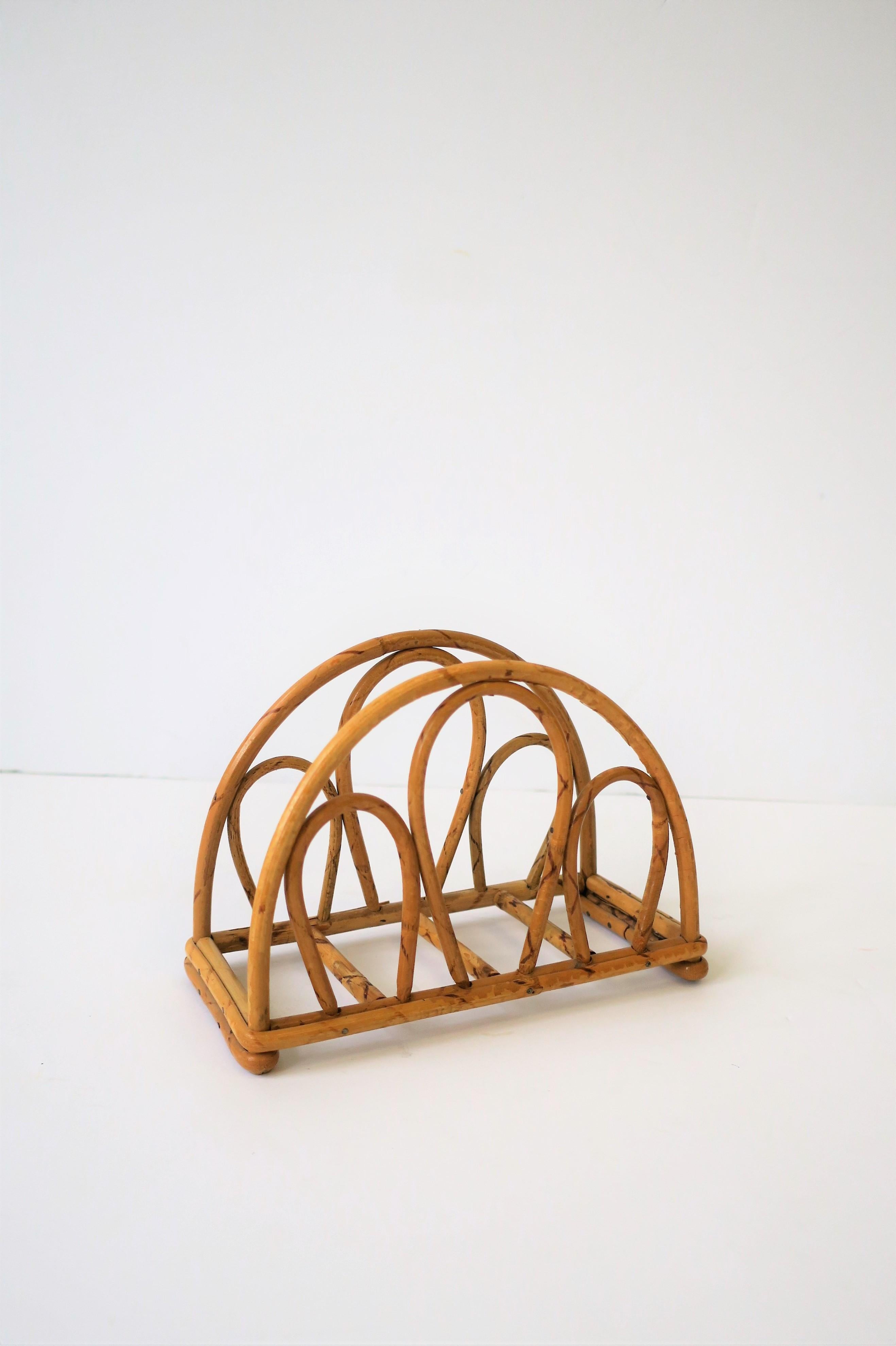 wicker napkin holder