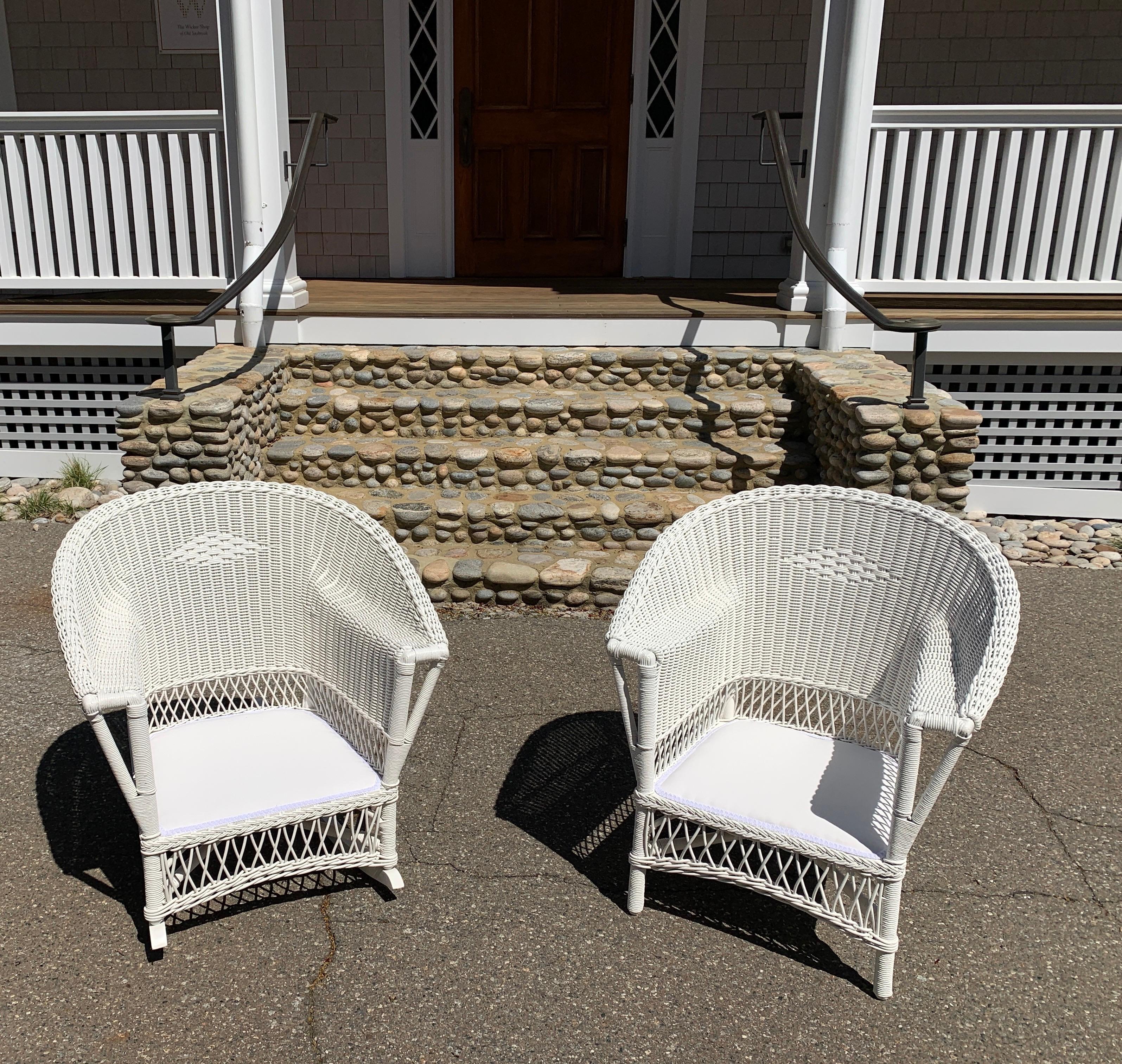 Early 20th Century Vintage Wicker Porch Set